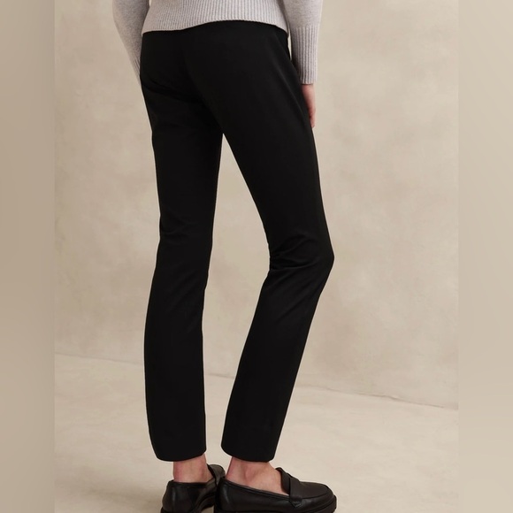 NWT! Banana Republic Black Curvy Sloan Slim Ankle Pant - Multiple 💜 - Picture 3 of 4